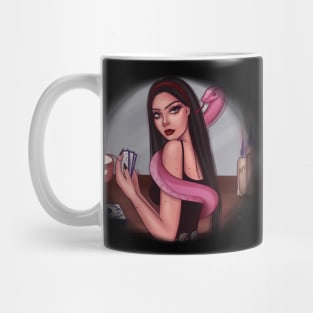 Witch / magic / tarot / snake / crystals / astrology girl Mug